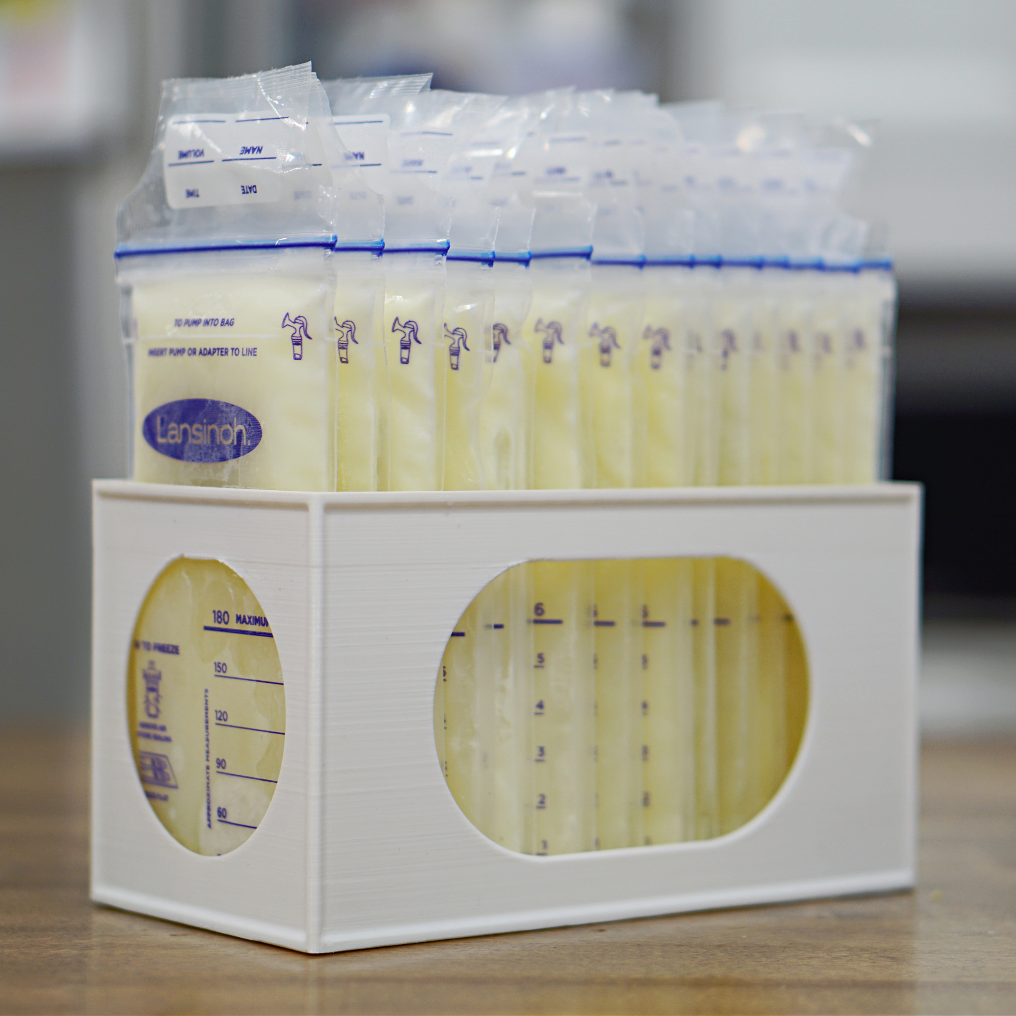 NEW Milkies Freeze Organizer for Breast Milk Storage in Freezer, Easy to  use!