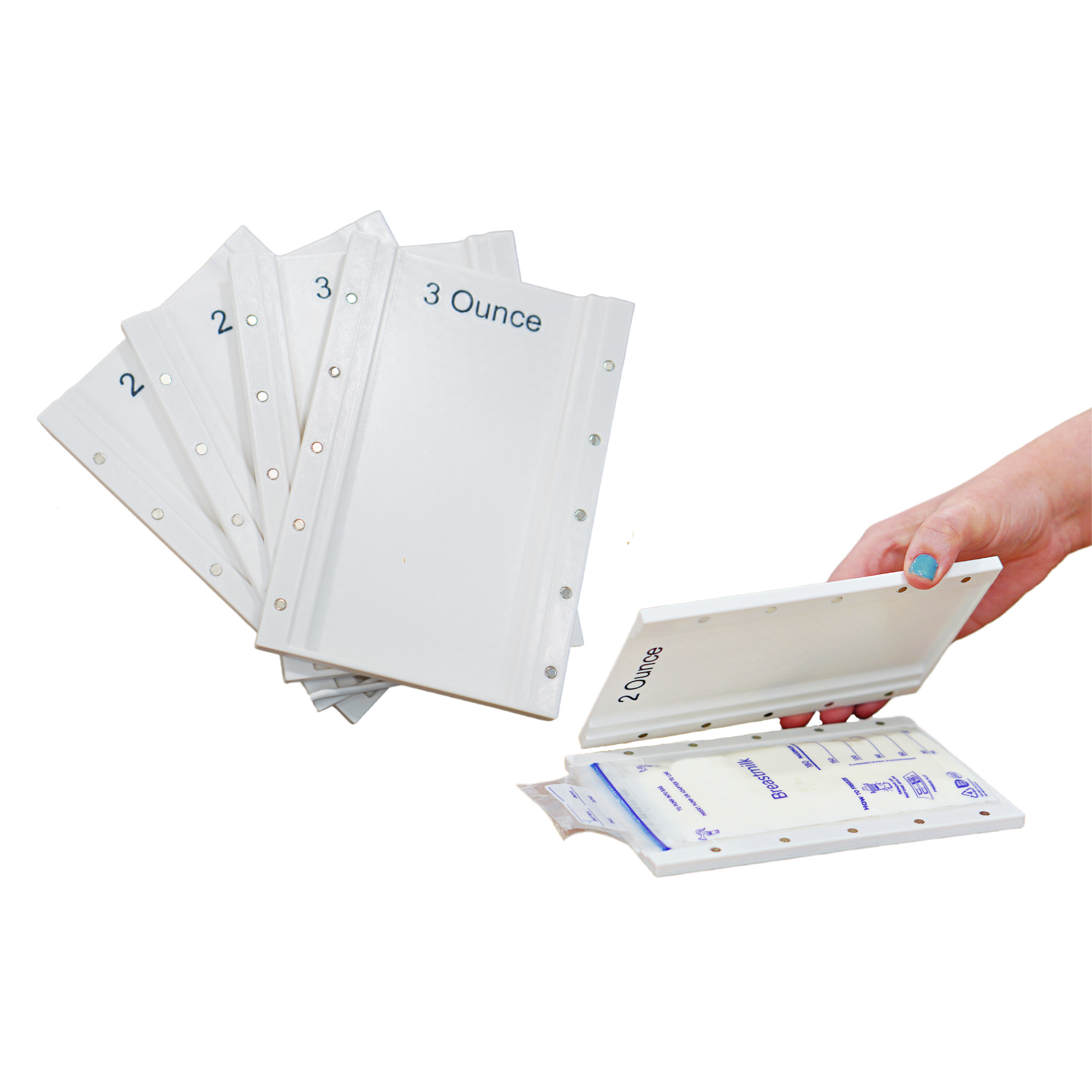 Magnetic Breastmilk Freeze Flat Trays